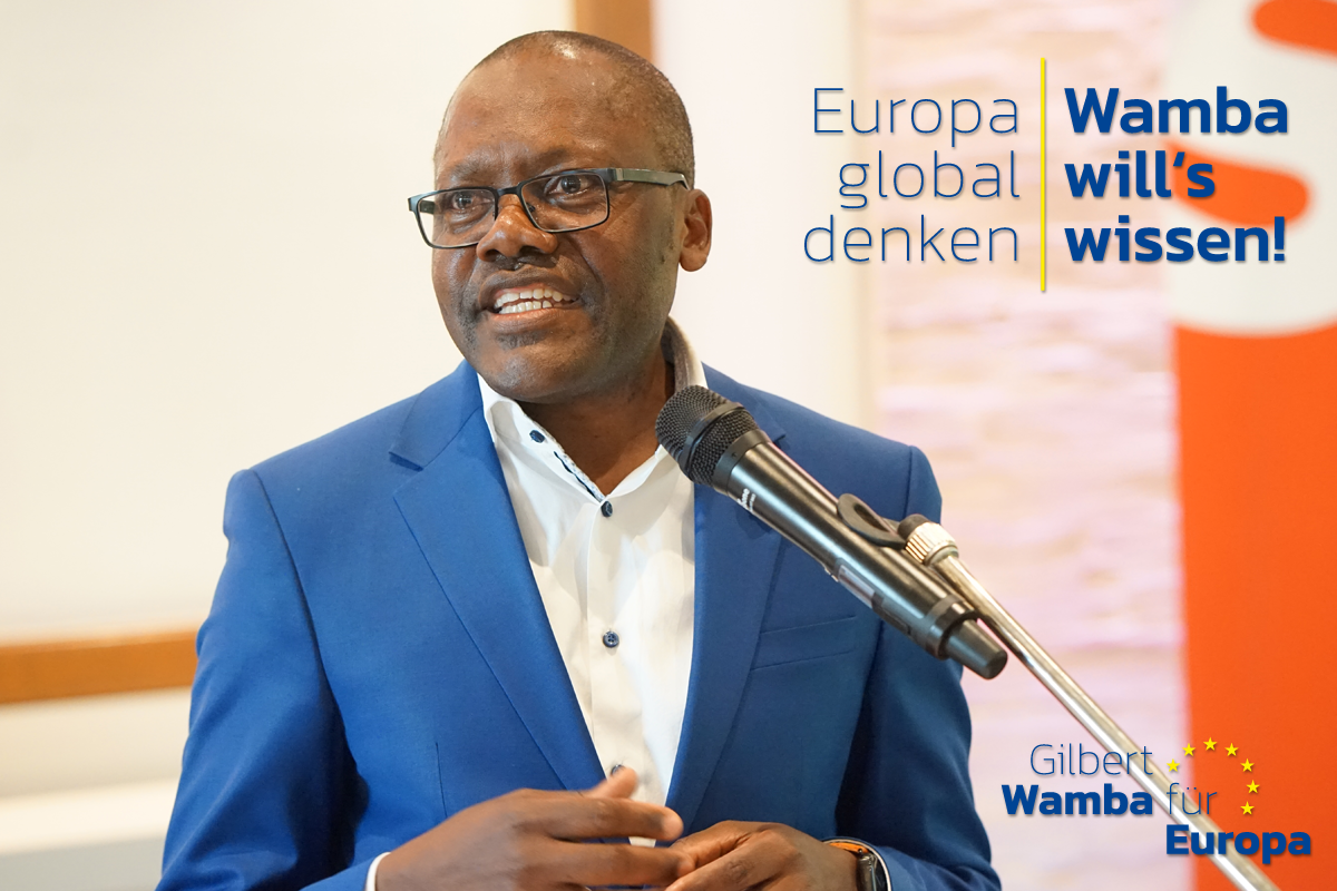 Europa global denken Wamba will’s wissen. › Gilbert Wamba